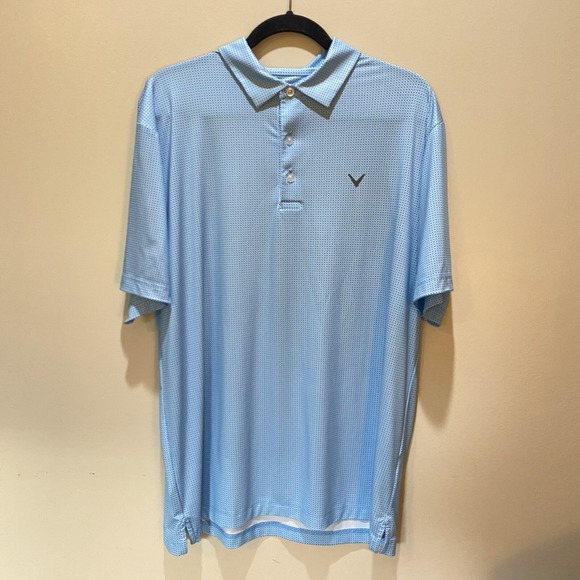 Callaway Other - Callaway Men's‎ Golf Polo Opti-Dri Size L Tiny Checks